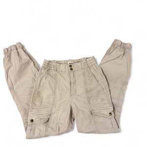 Garage cream cargo pants